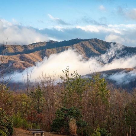 Real Log Cabin With Amazing Views, Hot Tub, Sauna, Games Гатлінбург Екстер'єр фото